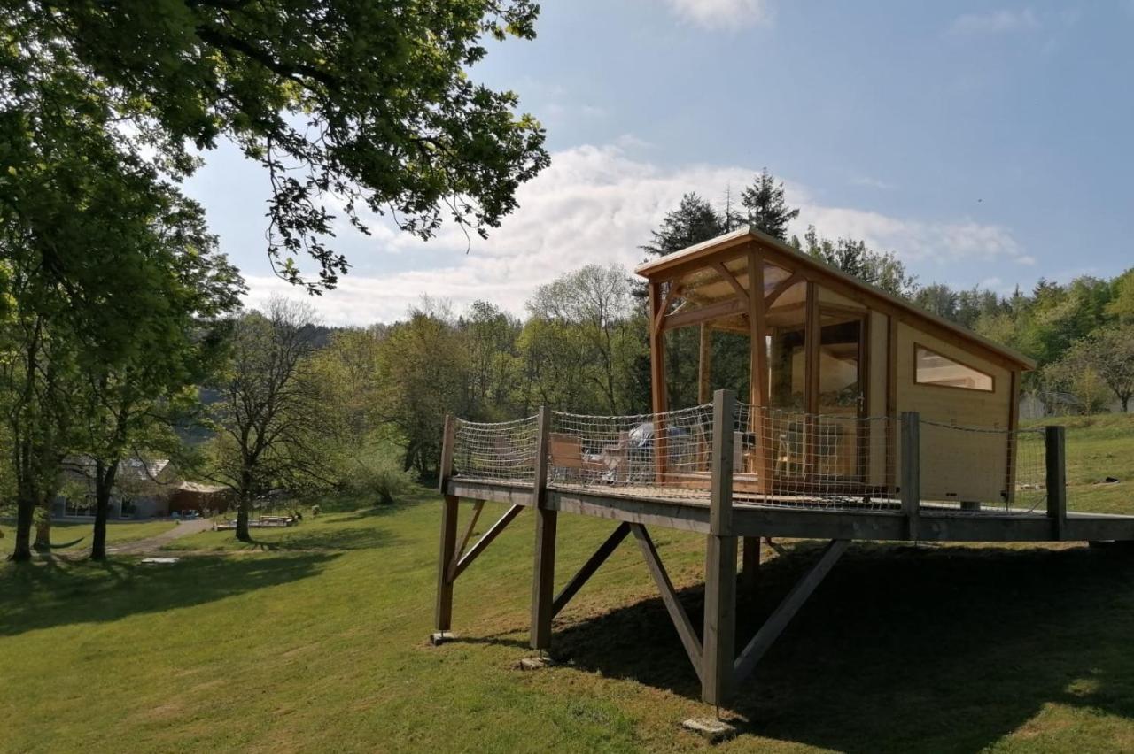 Monchateau étoilé, hébergement insolite avec Spa Merlas Exterior foto